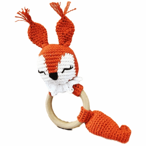 Patron - Hochet "ÉCUREUIL"- au crochet (français) ⭐