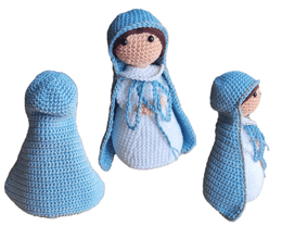Patron - La vierge Marie - au crochet (français) ⭐⭐