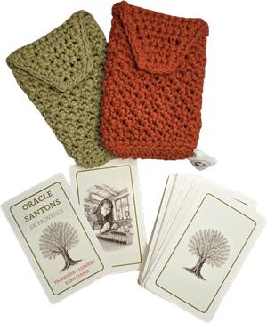 Pochette en crochet - Écrin de Protection : Oracle Santons Dusserre