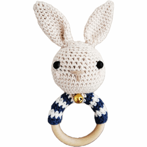 Patron - Hochet "LAPIN"- au crochet (français) ⭐