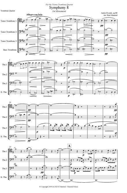 Symphony No. 8, 1st movement – A Dvorak