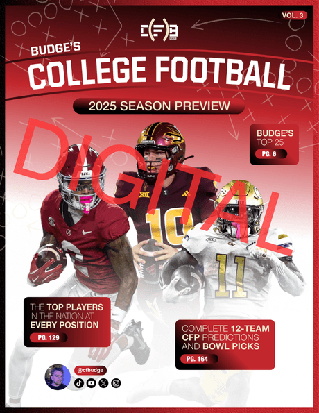Budge&#x27;s Digital 2025 College Football Preview Magazine