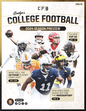 Budge&#x27;s 2025 College Football Preview Magazine *PRE-ORDER*
