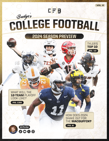 Budge&#x27;s 2025 College Football Preview Magazine *PRE-ORDER*