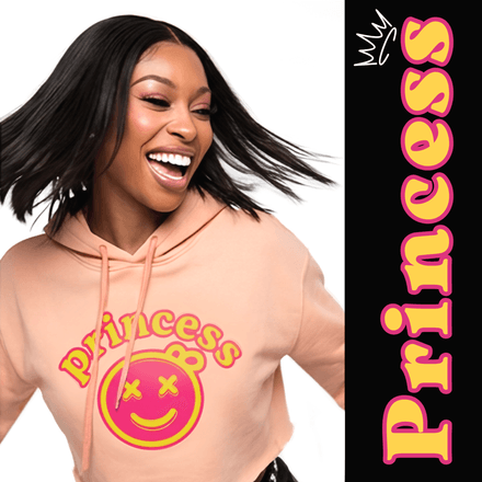 Princess Cropped Hoodie