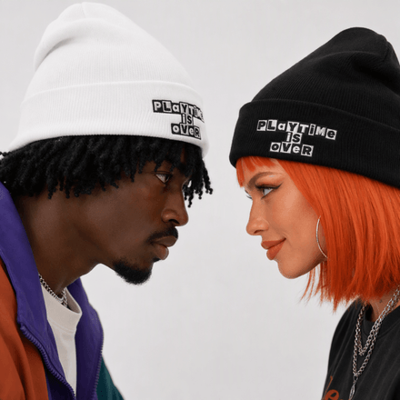Playtime Is  Over Beanie