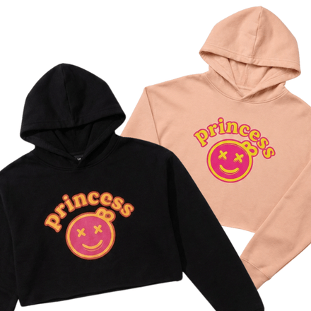 Princess Cropped Hoodie