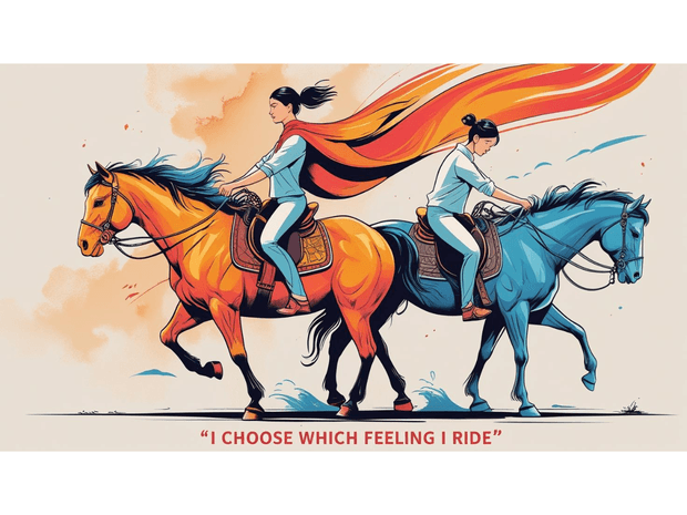 🐎 Gefühle als Pferde – Steig ab, steig auf