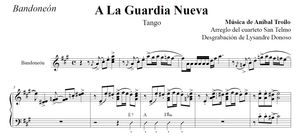 A La Guardia Nueva (arr. Federico-Grela) - bandoneón &amp; guitarras