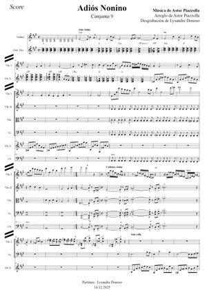 Adiós Nonino - Conjunto 9 de Astor Piazzolla