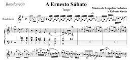 A Ernesto Sábato (arr. Federico-Grela) - bandoneón &amp; guitar