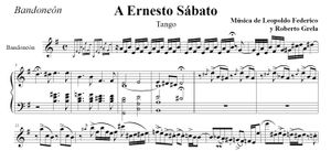 A Ernesto Sábato (arr. Federico-Grela) - bandoneón &amp; guitar