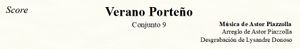 Verano Porteño - Conjunto 9 de Astor Piazzolla