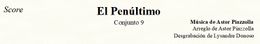El Penúltimo - Conjunto 9 de Astor Piazzolla