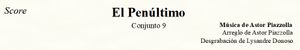 El Penúltimo - Conjunto 9 de Astor Piazzolla