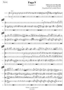 Fuga 9 - Conjunto 9 de Astor Piazzolla