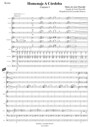 Homenaje A Córdoba - Conjunto 9 de Astor Piazzolla