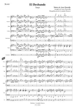 El Desbande - orquesta típica de Astor Piazzolla