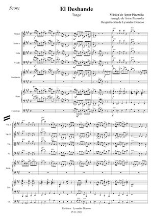 El Desbande - orquesta típica de Astor Piazzolla