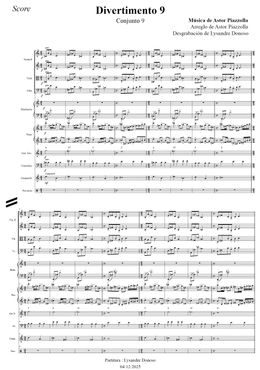 Divertimento 9 - Conjunto 9 de Astor Piazzolla