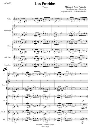 Los Poseídos - quinteto de Astor Piazzolla