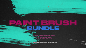 PAINT-BRUSH TRANSITION PACK