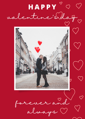 Happy Valentine's Day Card: Romantic Valentine’s Day Kiss
