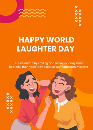 Happy World Laughter Day Card: Happy World Laughter Day Celebration
