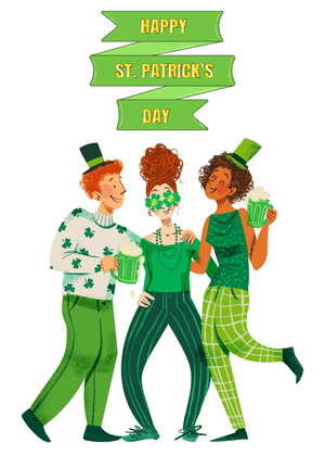 St. Patrick's Day Card: Celebrating St. Patrick's Day