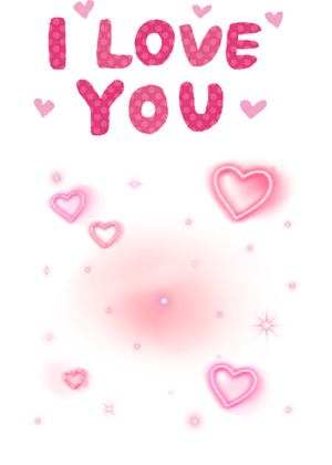 I Love You with Hearts Card: I Love You with Hearts