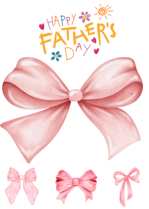 Happy Father's Day Card: Happy Father's Day Bow Design