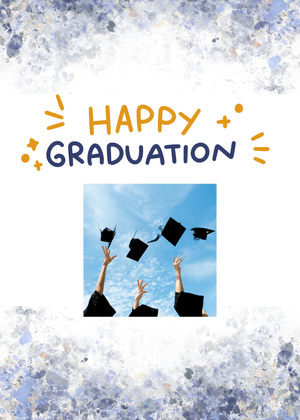 Happy Graduation Card: Graduation Celebration in the Sky