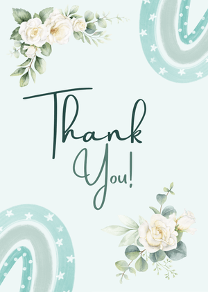 Thank You Card: Elegant Thank You Card Design