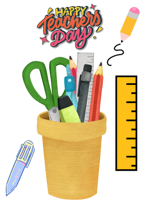 Happy Teacher's Day Card: Happy Teachers Day Celebration