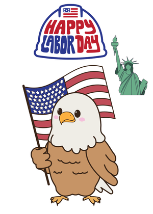 Happy Labor Day Card: Festive Labor Day Celebration