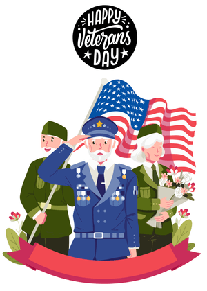 Happy Veteran's Day Card: Veterans Day Celebration