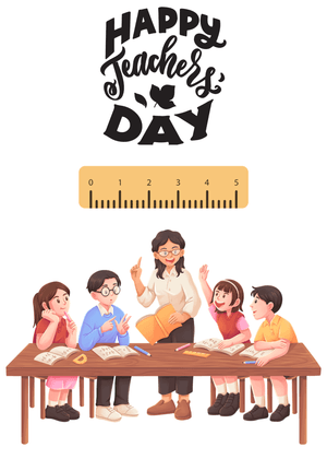 Happy Teacher's Day Card: Happy Teachers' Day Celebration