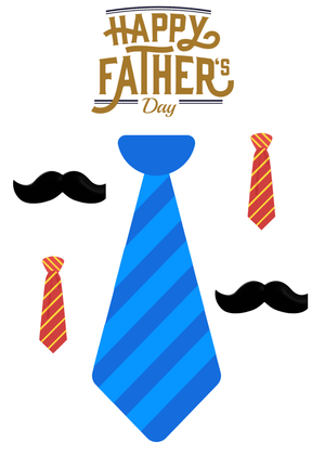 Happy Father's Day Card: Father's Day Celebration Design