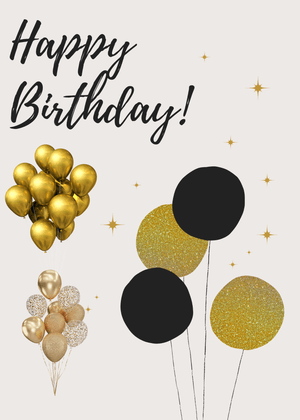 Happy Birthday Greeting Card: Happy Birthday Celebration