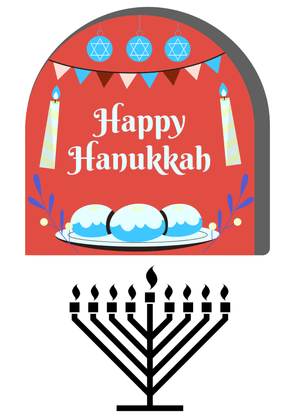 Happy Hanukkah Card: Happy Hanukkah Celebration Image