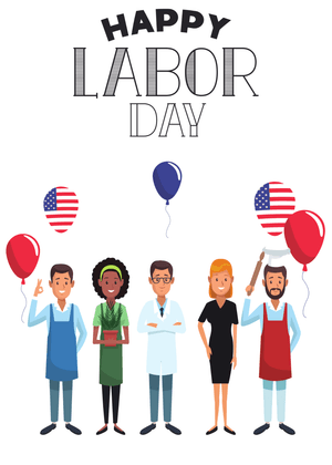 Happy Labor Day Card: Happy Labor Day Celebration