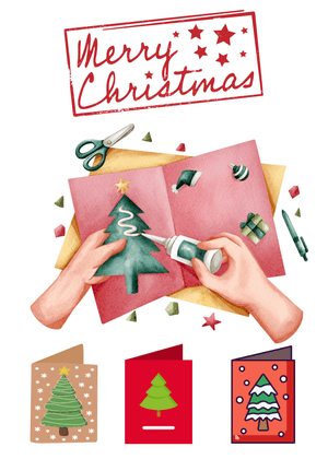 Merry Christmas Card: Creating Christmas Cards