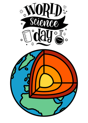 World Science Day Card: World Science Day Graphic