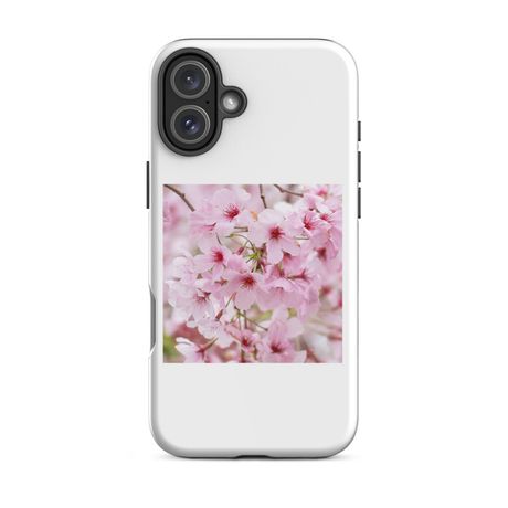 iPhone Case with Cherry Blossoms Design