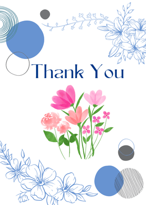 Thank You Card: Flowers &amp; Floral