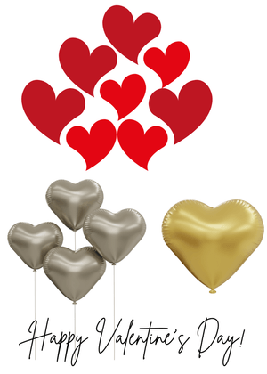 Happy Valentine's Day Card: Balloons