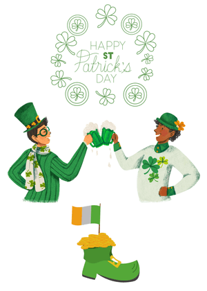 St. Patrick's Day Card: St. Patrick's Day Celebration Cheers
