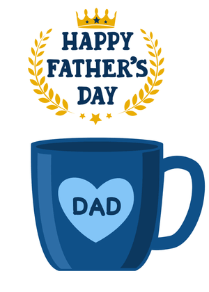 Happy Father's Day Card: Father's Day Mug Design