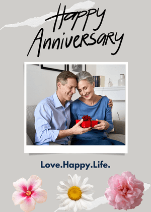 Happy Anniversary Card: Celebration