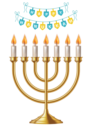Happy Hanukkah Card: Happy Hanukkah Menorah Celebration